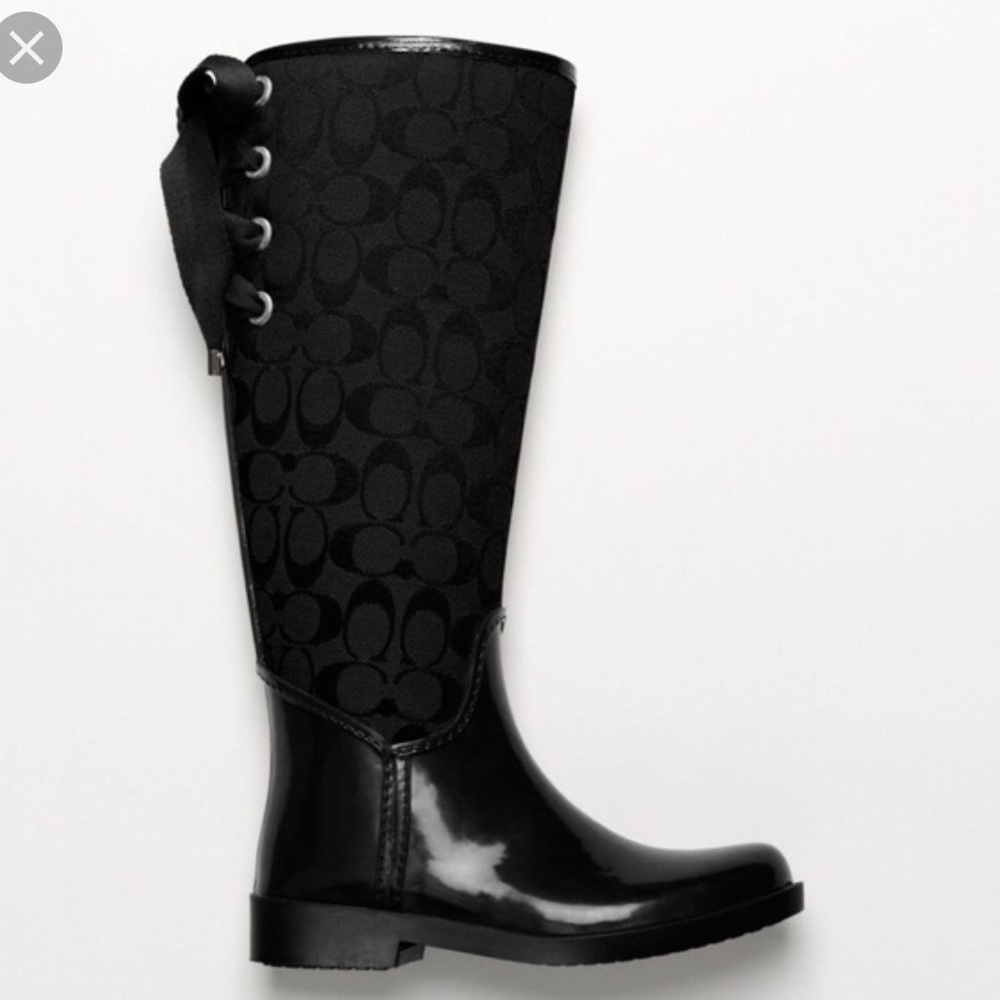 Coach rain boot